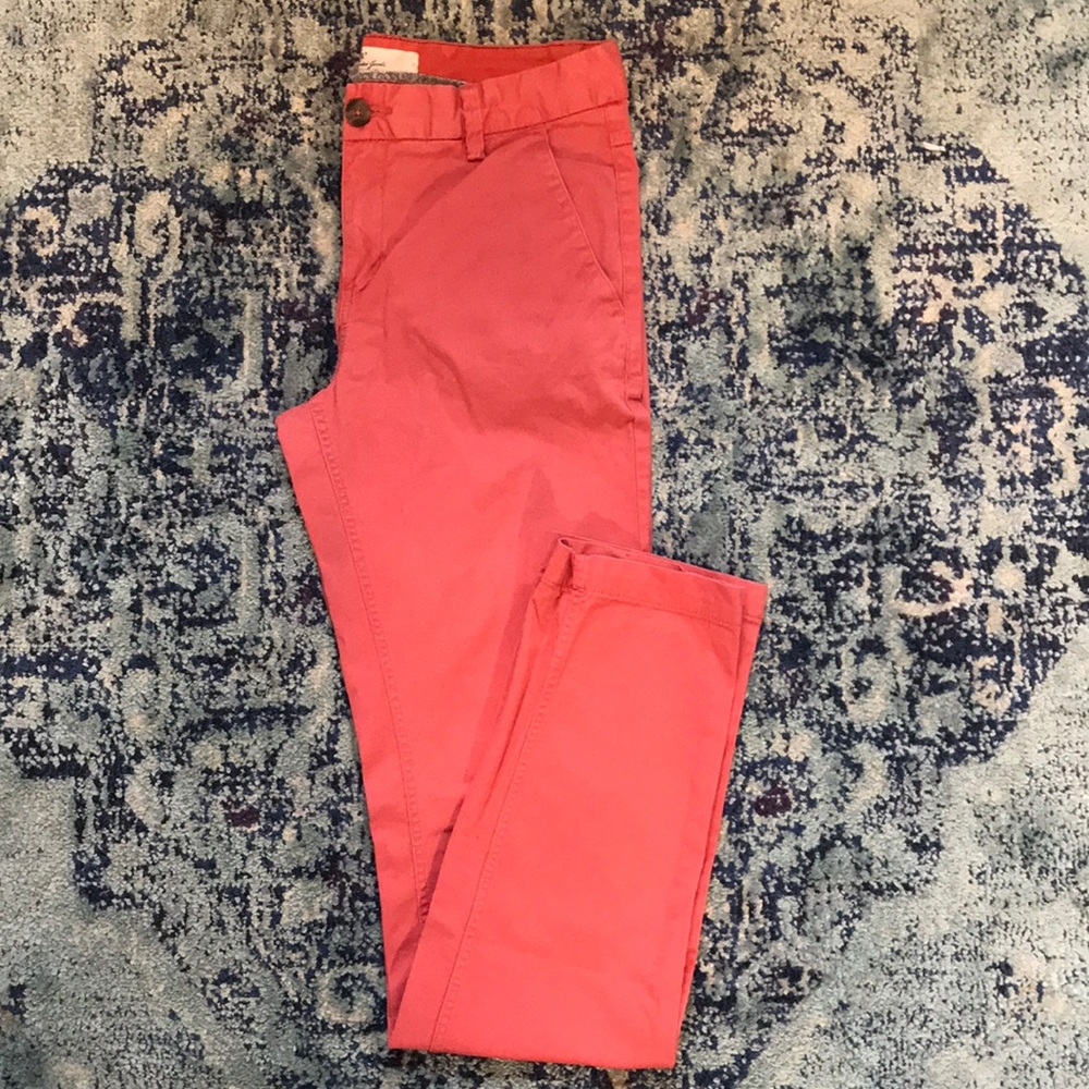 H&M Coral Chinos